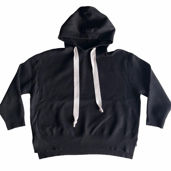 Zara Women’s Black Oversized Sweater Hoodie Small - Picture 1 of 10